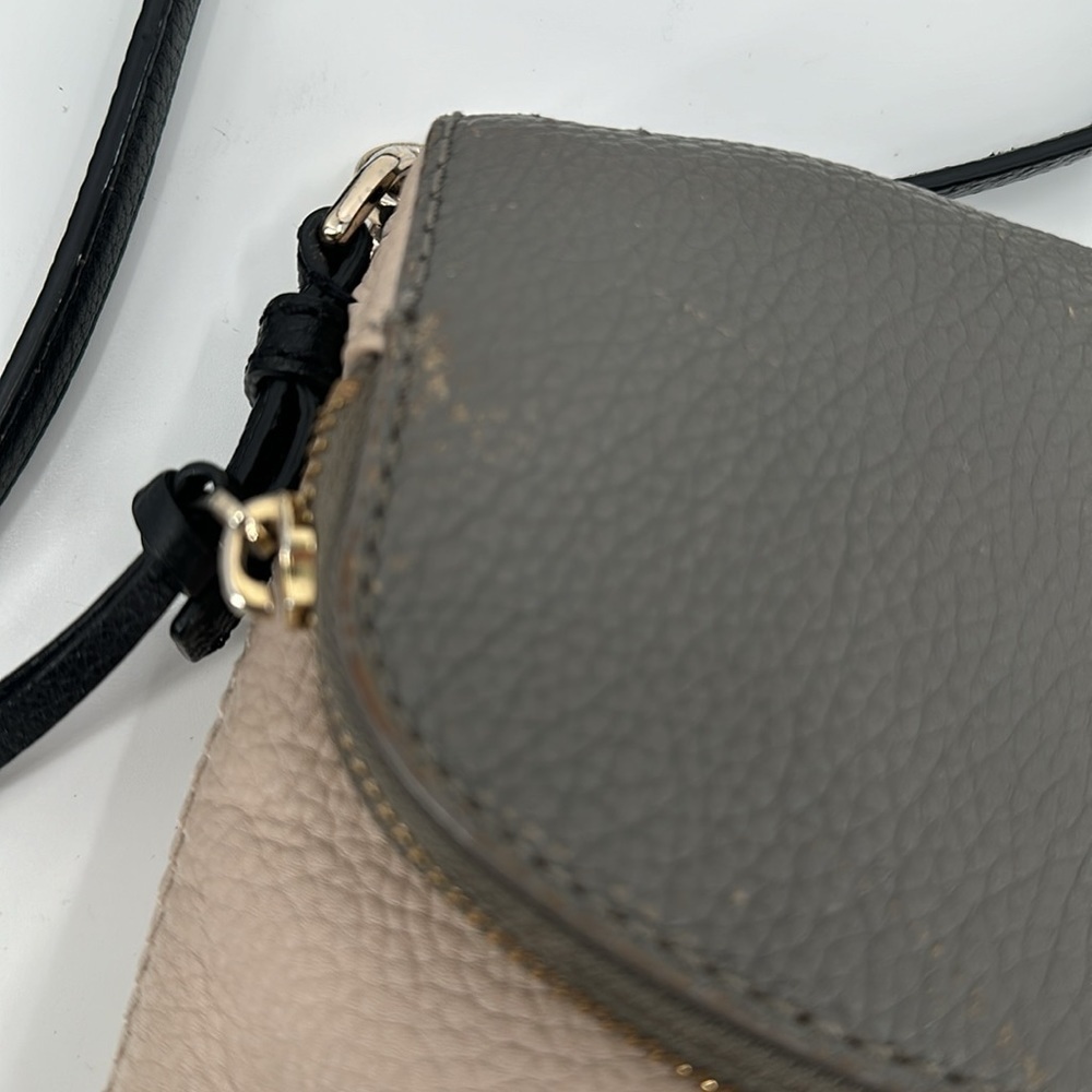 Kate Spade Two Tone Leather Crossbody Purse - Picture 6 of 16